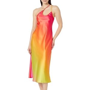 Satin slip dress